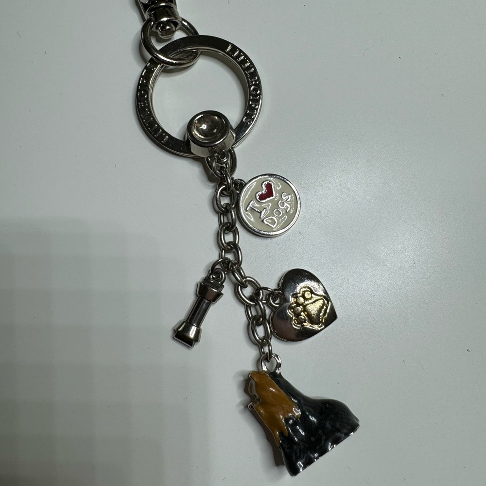 Yorkie Key chain Purse charm